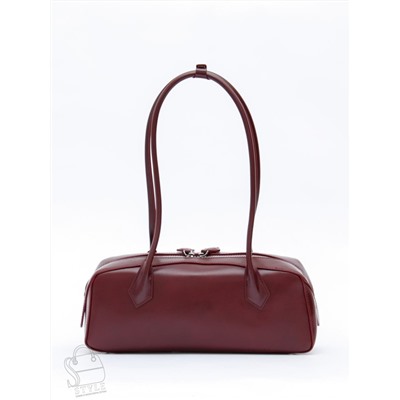Сумка женская кожаная 6003LP burgundy Polina&Eiterou