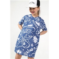 Туника для девочки ПОЗИТИВ-6 (Индиго)