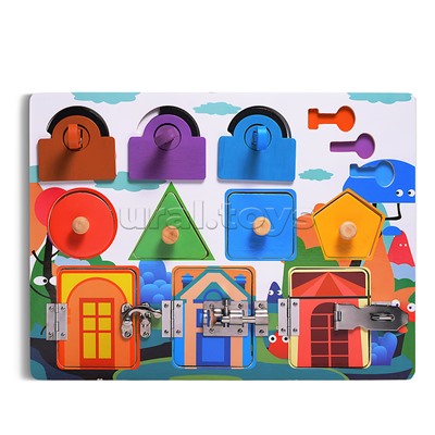 Бизиборд "Замочки"