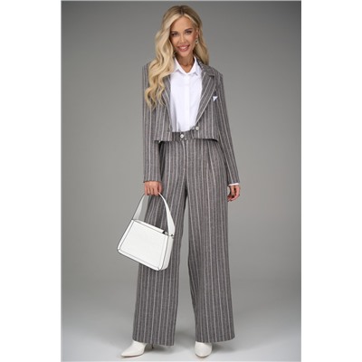 Брюки Сиара (серый/полоска)