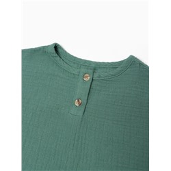 Рубашка Крошка Я «Муслин», рост 68, зеленая