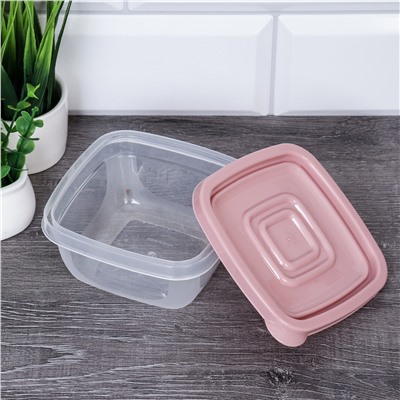 Салатник квадратный 5 штук 290 мл / P6 /уп 96/10x4 см