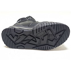 17811-1 черн Ботинки зима для мальчиков (32-37)/12