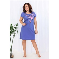 Сорочка Антонина (Синий)