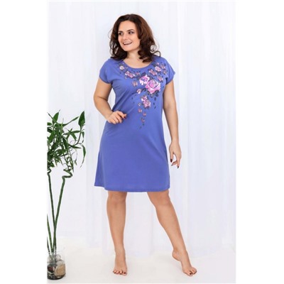 Сорочка Антонина (Синий)