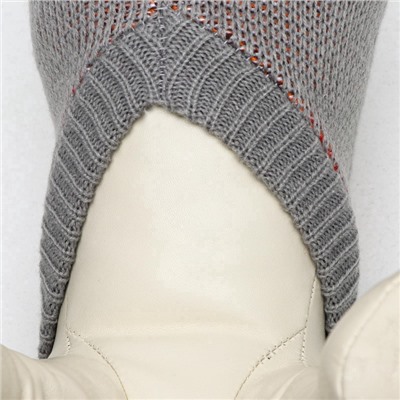 Свитер «Олень на сером», M (ДС 26, ОШ 26, ОГ 28-46 см)