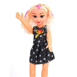 Кукла в черном платье 32см