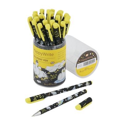 Ручка шариковая 0.5 мм "HappyWrite. Гуси" синяя 20-0215/71 Bruno Visconti