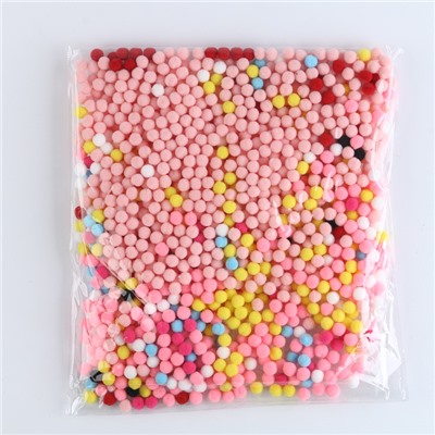 Аппликация помпошками «Тукан», размер — 30×30 см, клей 30 мл