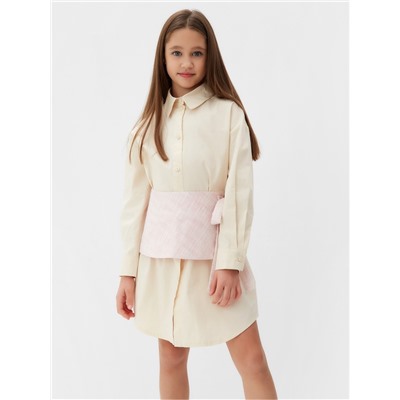 Юбка(баска) для девочки MINAKU: PartyDress, цвет розовый, рост 122 см