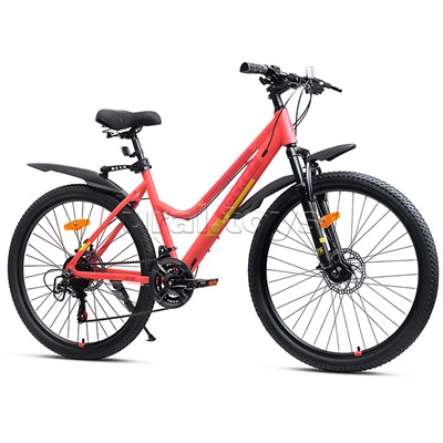 Велосипед 26" Rocket lady Alloy 26, цвет коралловый, размер 17"