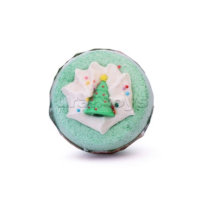 Шипучая соль для ванн Чаша с пеной и игрушкой 160г "Зимние забавы"