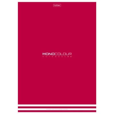 Тетрадь А4  96л линия "MONOCOLOUR" мат.лам (093583) Хатбер