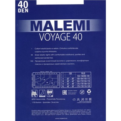 Колготки классические, Malemi, Voyage 40