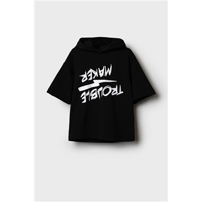 Джемпер трикотажный для мальчиков (футболка с капюшоном) PLAYTODAY, 1241077