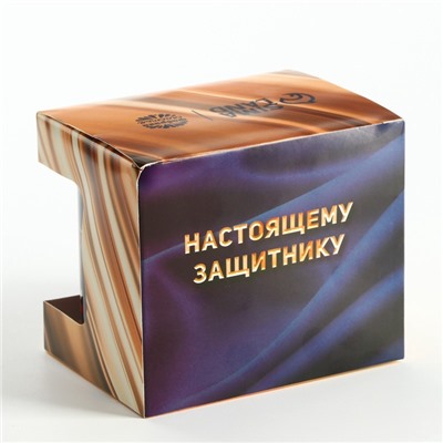 Подарочный набор «23 февраля», чай чёрный со вкусом лимона 50 г., кружка 300 мл.