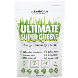 Earth Circle Organics, Ultimate Super Greens, 10 oz (283 g)