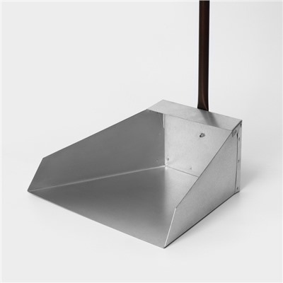 УЦЕНКА Совок для мусора 295×225 мм, ручка 83 см, оцинковка 0.5