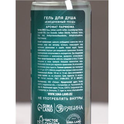 Подарочный набор «Новых побед»: гель для душа и шампунь для волос, 2×100 мл, Чистое счастье