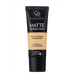 Крем тональный для лица GR Matte Perfection Full Coverage Foundation - 203 Теплый КОСМЕТИКА ИЗ ТУРЦИИ, 1097194