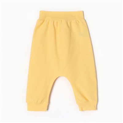 Комплект детский (3 предмета), цвет жёлтый, рост 68 см