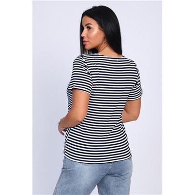 Футболка 82029 (Синяя полоса)