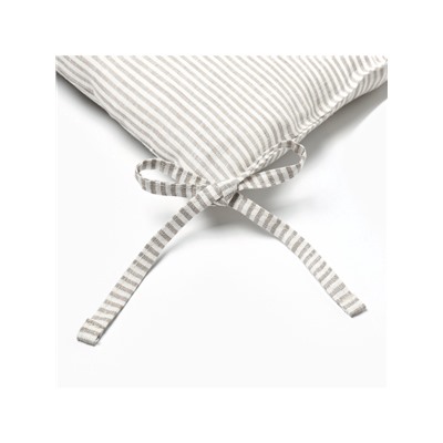 Подушка на стул «Этель» Straightforward, 42×42 см, белая