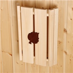 Абажур для бани и сауны «Лист», деревянный, настенный, «Добропаровъ»