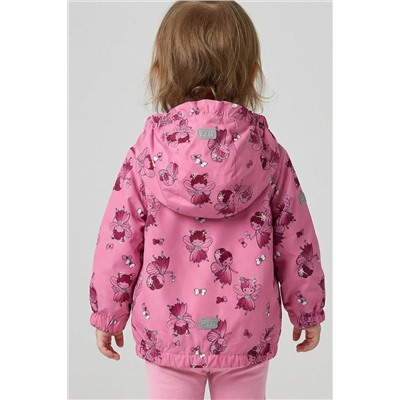 Куртка детская текстильная с полиуретановым покрытием для девочек (ветровка) PLAYTODAY, 1240061