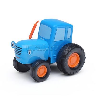 Игрушка пластик Парковка "Синий трактор" 7,5 см, коробке