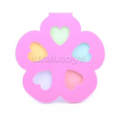 Набор клейкой бумаги для заметок "Heart" Ø набора 93 мм, размер заметок: 35x35 мм, 5x20 лис