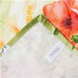 Фартук «Этель. Маки», 70×60 см, 100% хлопок, рогожка 160 г/м²