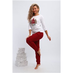 Пижама с брюками П162 Нарядные Ёлочки НАТАЛИ, 1214072