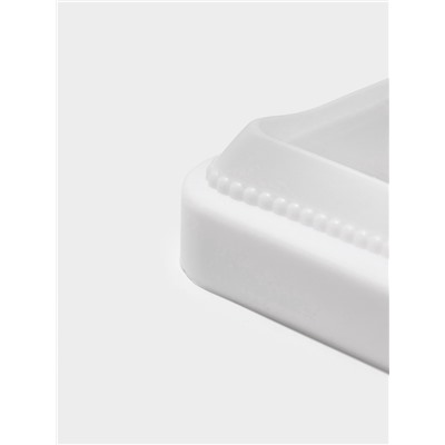 Форма для выпечки и муссовых десертов KONFINETTA «Любовь в квадрате», силикон, 11.4×12×4.4 см, белая