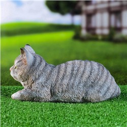 Садовая фигура из гипса «Кот», 16×30×14 см
