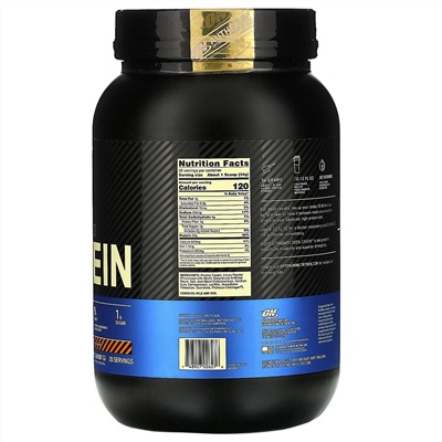 Optimum Nutrition, Gold Standard, 100% казеин, шоколадно-арахисовое масло, 907 г (2 фунта)