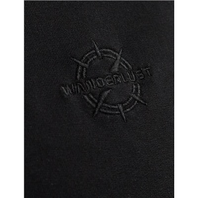 Свитшот с воротом стойкой на молнии из эластичного футера двухнитки