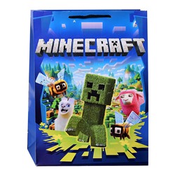 Пакет подарочный глянцевый XL"Пиксели"