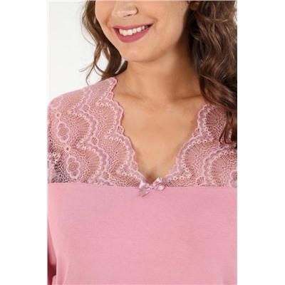 Пижама МИНДАЛЬ-2 (Сухая роза)