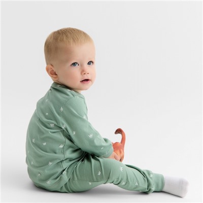 Кофточка детская MINAKU, рост 68-74 см, оливковая