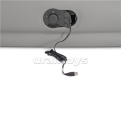 Надувной матрас 152х203х30см "Prestige" со встр. USB насосом, до 272кг, 64114 INTEX
