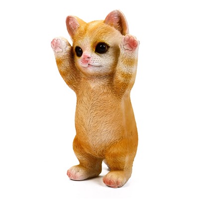 Садовая фигура из полистоуна «Котёнок», 19×11×9 см