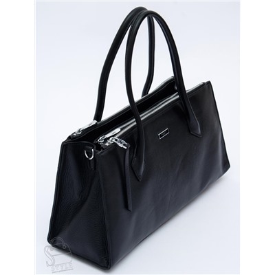 Сумка женская кожаная 9678SP black Velina Fabbaino-Safenta