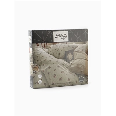 Постельное бельё 2-спальное LoveLife «Прованс», сатин