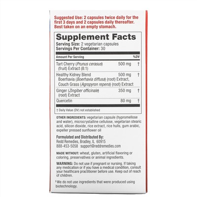 Redd Remedies, Gouch!, 60 Vegetarian Capsules