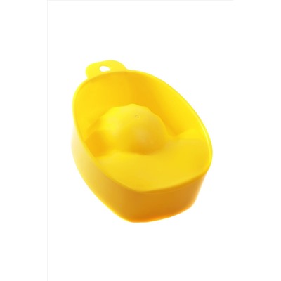 Domix Ванночка для маникюра, пластик, желтый KRISTALLER, 1106756