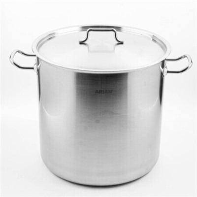 800-200 Кастрюля 17,2л мет/крышка Arian Horeca 28x28 см(х1)