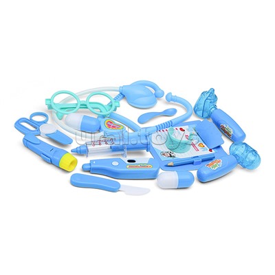 Набор доктора "Терапевтический набор" в пакете (цвет голубой)