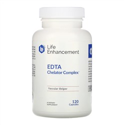 Life Enhancement, Chelator Complex, комплекс с ЭДТК, 120 капсул