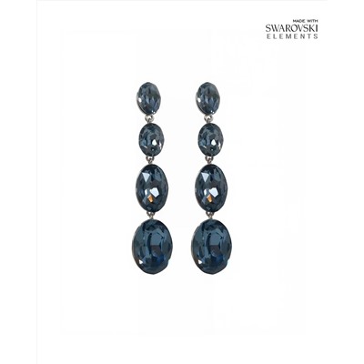 Серьги с кристаллами Swarovski